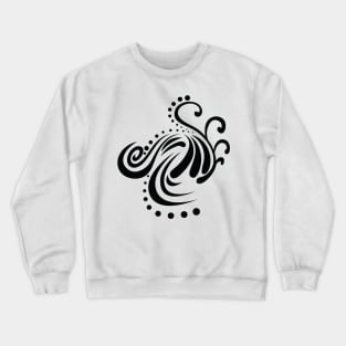 Abstract Tribal Tattoo Crewneck Sweatshirt